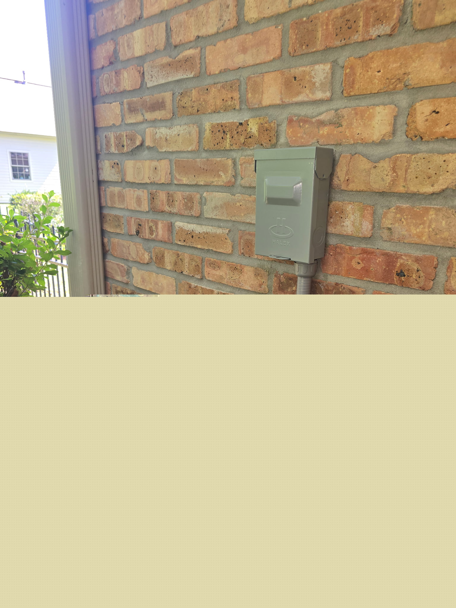New condenser electrical disconnect in Covington