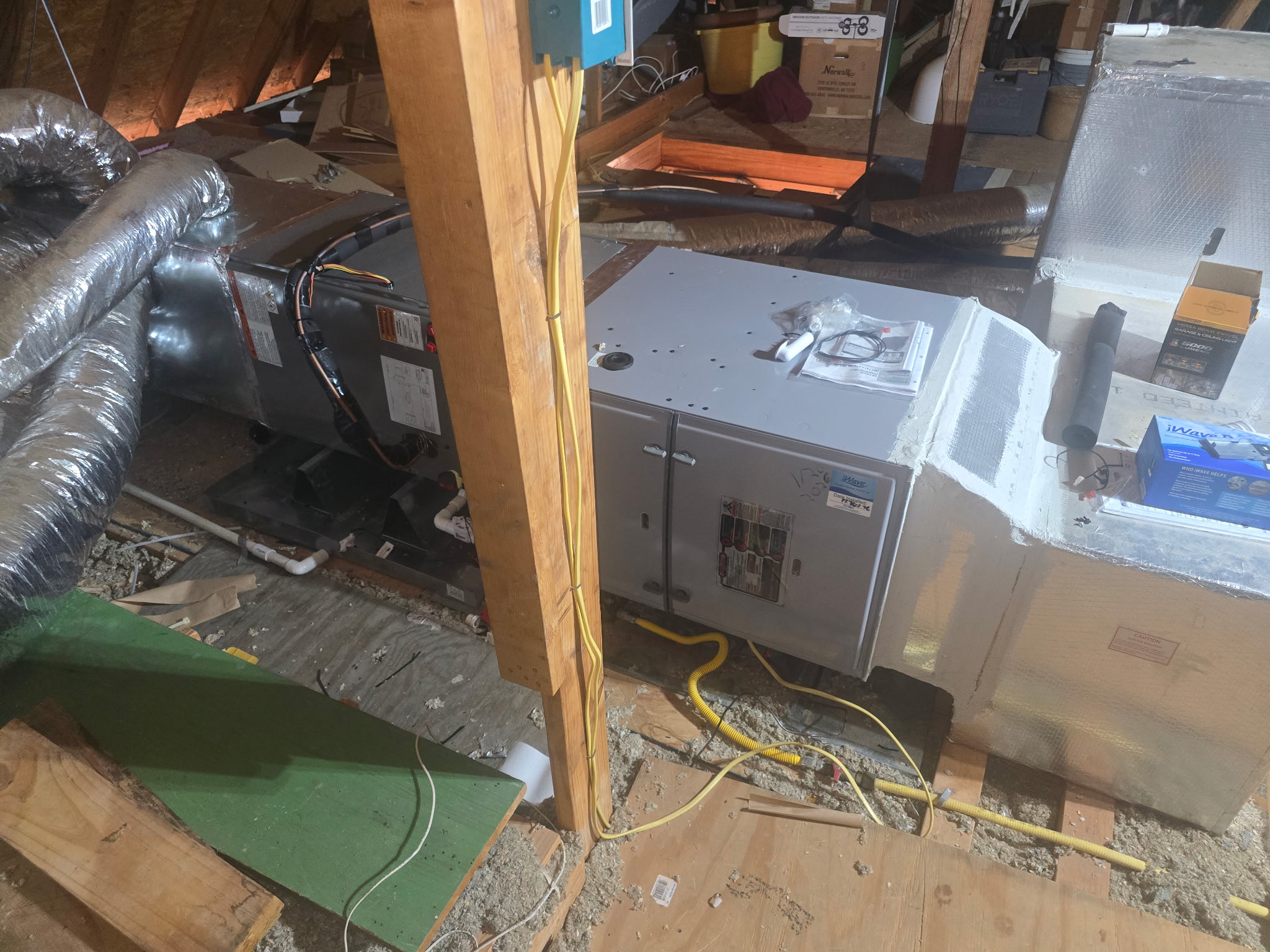 New indoor HVAC system installation in Hammond, Louisiana